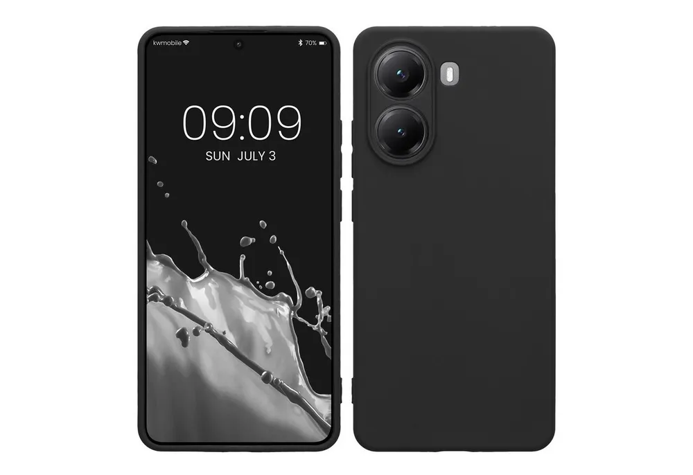 kwmobile Handyhülle Handyhülle für Xiaomi Poco X7 Pro 5G Hülle, Weiches Handy Silikon Case - Schutzhülle Cover