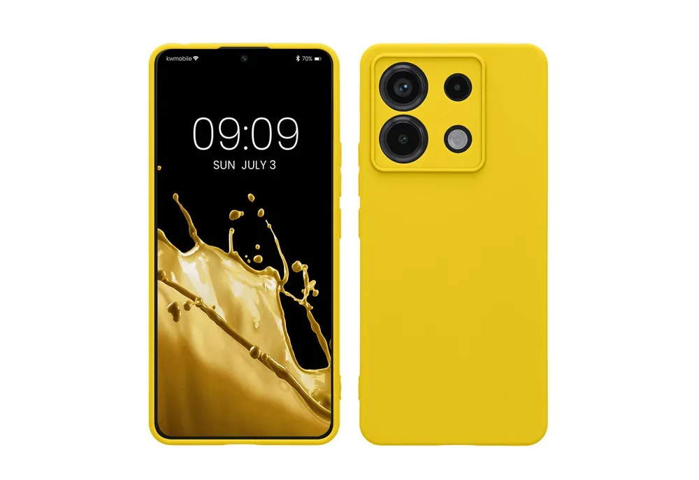 kwmobile Handyhülle Handyhülle für Xiaomi Redmi Note 13 Pro 5G / Poco X6 5G Hülle, Weiches Handy Silikon Case - Schutzhülle Cover