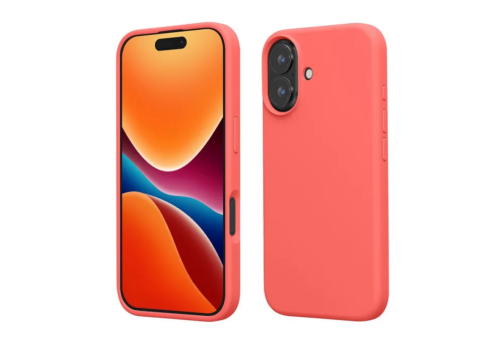 kwmobile Handyhülle Hülle für Apple iPhone 16, Hülle Silikon gummiert - Handyhülle - Handy Case Cover
