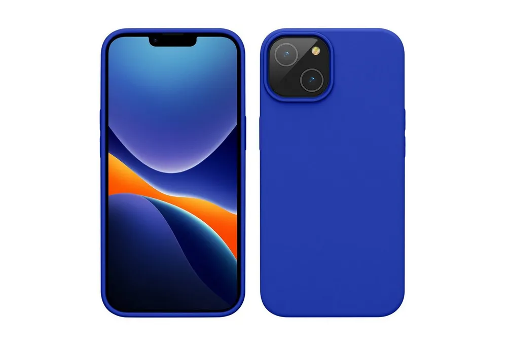 kwmobile Handyhülle Hülle für Apple iPhone 14, Hülle Silikon gummiert - Handyhülle - Handy Case Cover