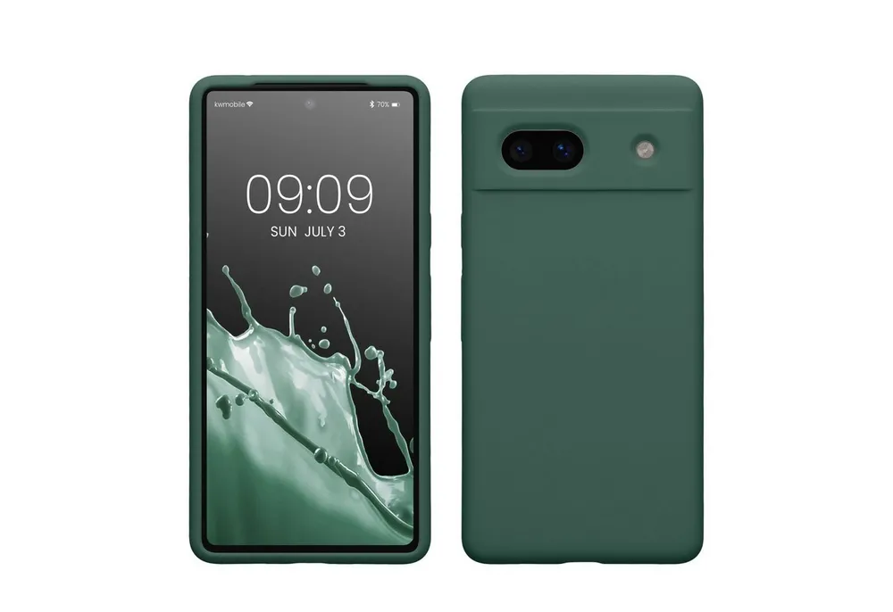 kwmobile Handyhülle Hülle für Google Pixel 7a, Hülle Silikon gummiert - Handyhülle - Handy Case Cover