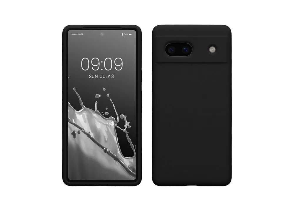 kwmobile Handyhülle Hülle für Google Pixel 7a, Hülle Silikon gummiert - Handyhülle - Handy Case Cover