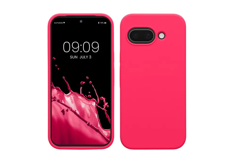 kwmobile Handyhülle Hülle für Google Pixel 9a, Hülle Silikon gummiert - Handyhülle - Handy Case Cover
