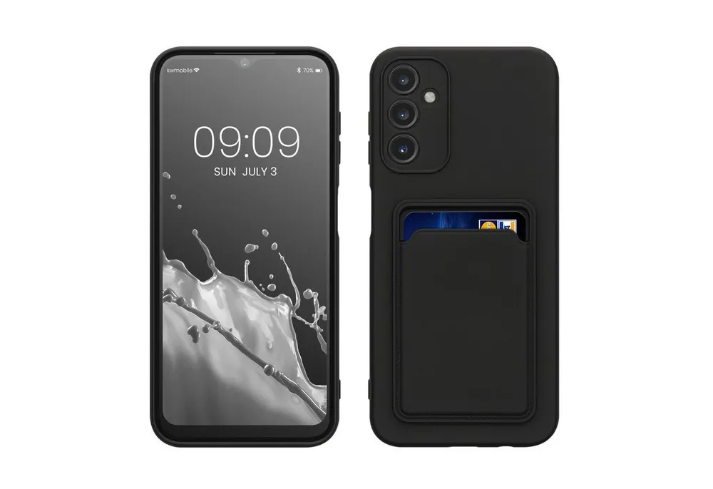 kwmobile Handyhülle Hülle für Samsung Galaxy A14 5G, Handyhülle mit Fach für Karten - Handy Cover Case