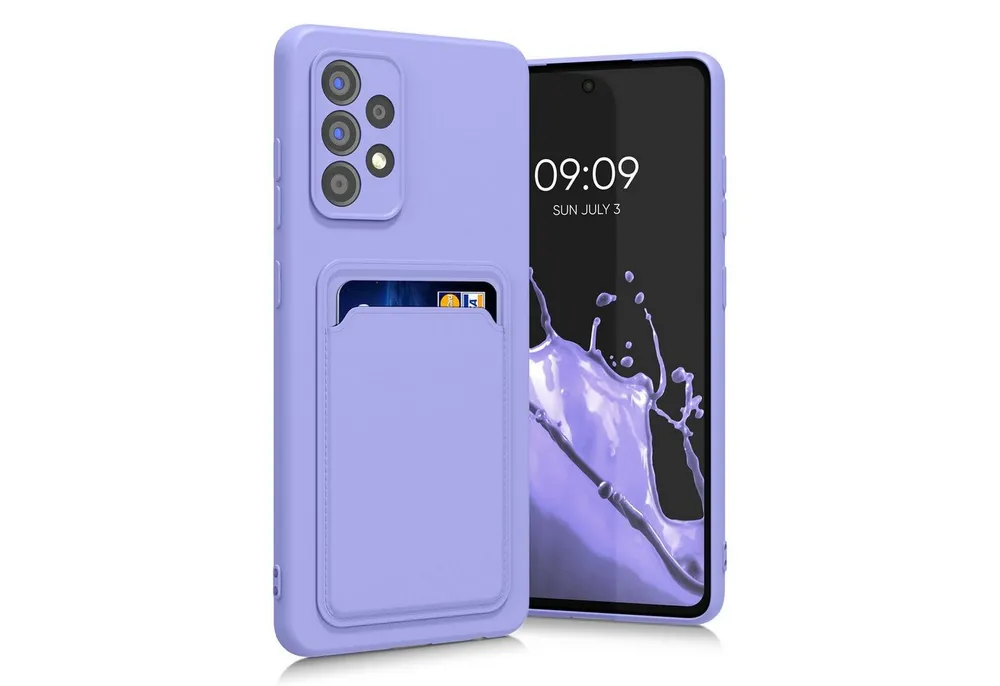 kwmobile Handyhülle Hülle für Samsung Galaxy A52 / A52 5G / A52s 5G, Handyhülle mit Fach für Karten - Handy Cover Case