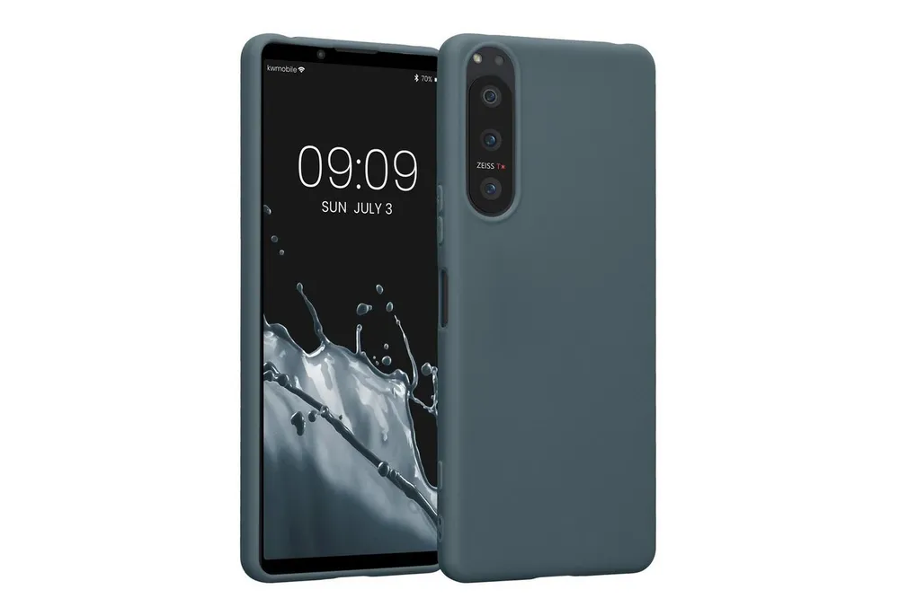 kwmobile Handyhülle Hülle für Sony Xperia 5 IV, Hülle Silikon - Soft Handyhülle - Handy Case Cover
