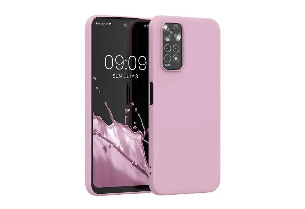 kwmobile Handyhülle Hülle für Xiaomi Redmi Note 11 / Note 11S, Hülle Silikon - Soft Handyhülle - Handy Case Cover