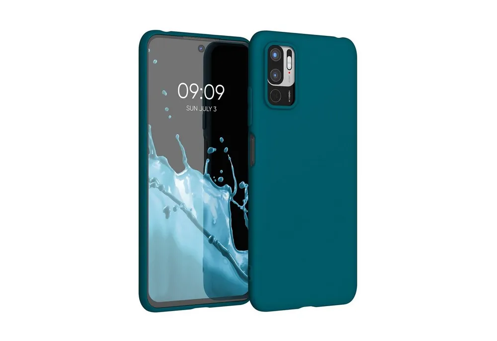 kwmobile Handyhülle Hülle für Xiaomi Redmi Note 10 5G, Hülle Silikon - Soft Handyhülle - Handy Case Cover