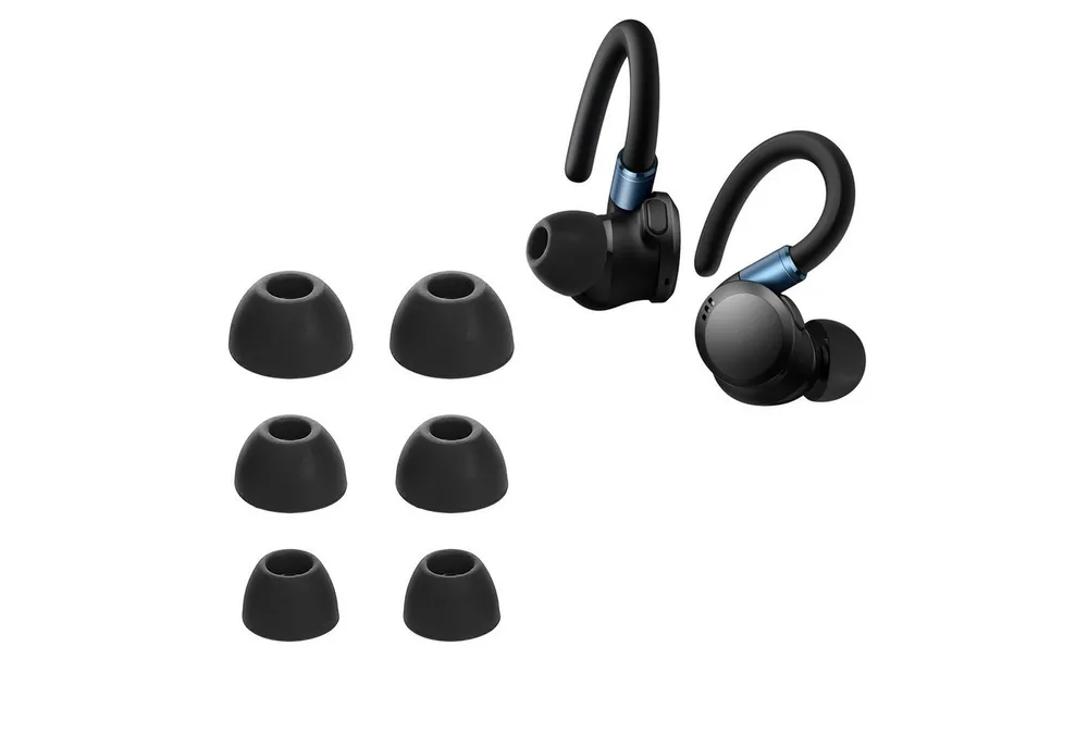 kwmobile Kopfhörer-Schutzhülle 6x Polster für Anker Soundcore Sport X20, 3 Größen - Silikon Ohrstöpsel In-Ear Kopfhörer