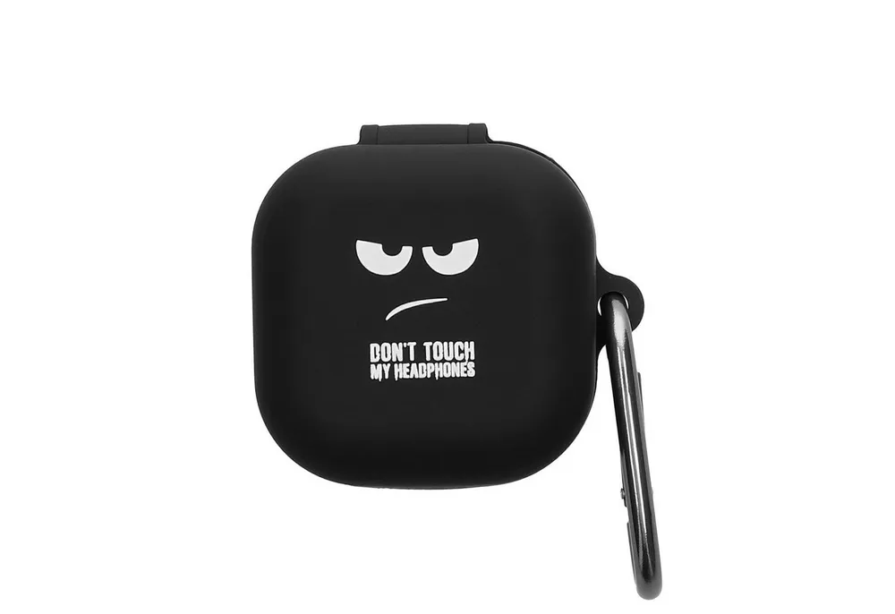 kwmobile Kopfhörer-Schutzhülle Design Schutzhülle für Samsung Galaxy Buds 4 / Galaxy Buds 4 Pro Hülle, TPU Silikon Case für Kopfhörer Ladecase stoßfestes Cover mit Karabiner
