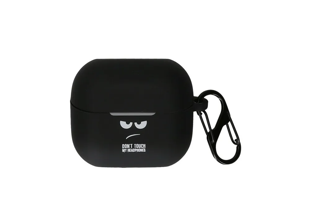 kwmobile Kopfhörer-Schutzhülle Design Schutzhülle für Samsung Galaxy Buds 3 / Galaxy Buds 3 Pro Hülle, TPU Silikon Case für Kopfhörer Ladecase stoßfestes Cover mit Karabiner