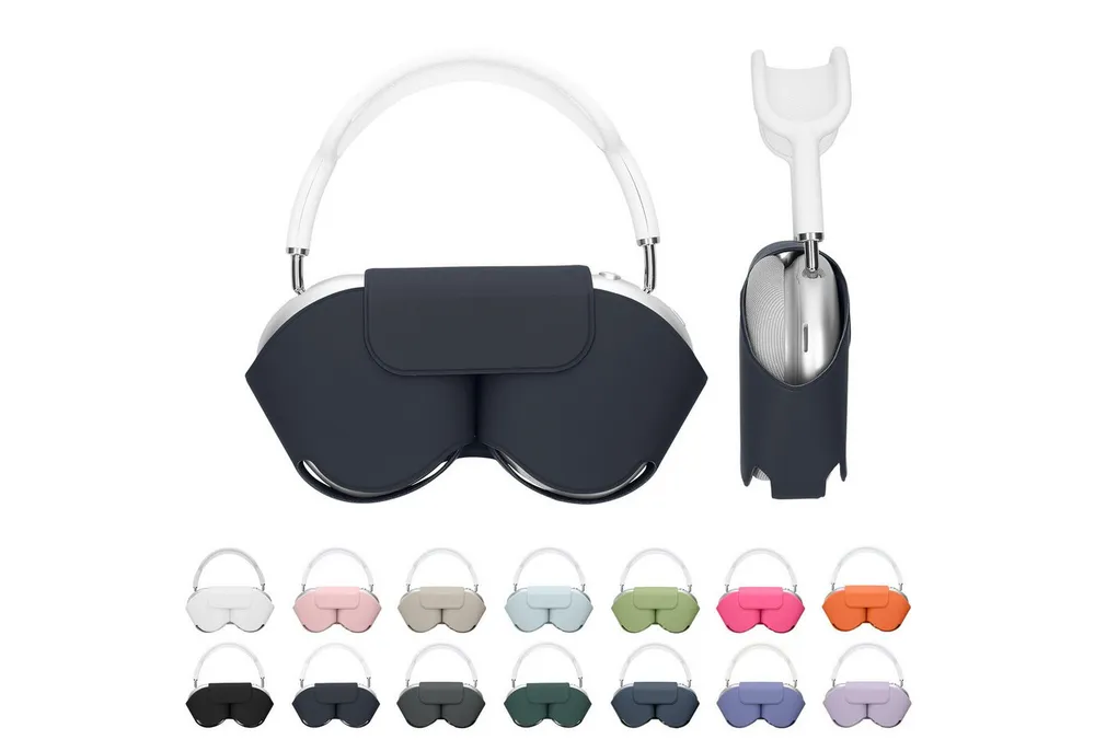 kwmobile Kopfhörer-Schutzhülle Hülle für Apple AirPods Max / AirPods Max 2 Case, AirPods Max / AirPods Max 2 Hülle Sleep Mode kompatibel