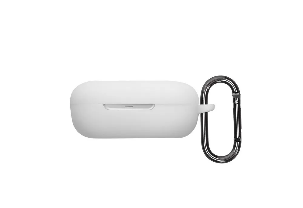 kwmobile Kopfhörer-Schutzhülle Schutzhülle für Shokz OpenFit 2+ T921 Hülle, TPU Silikon Case für Kopfhörer Ladecase stoßfestes Cover mit Karabiner