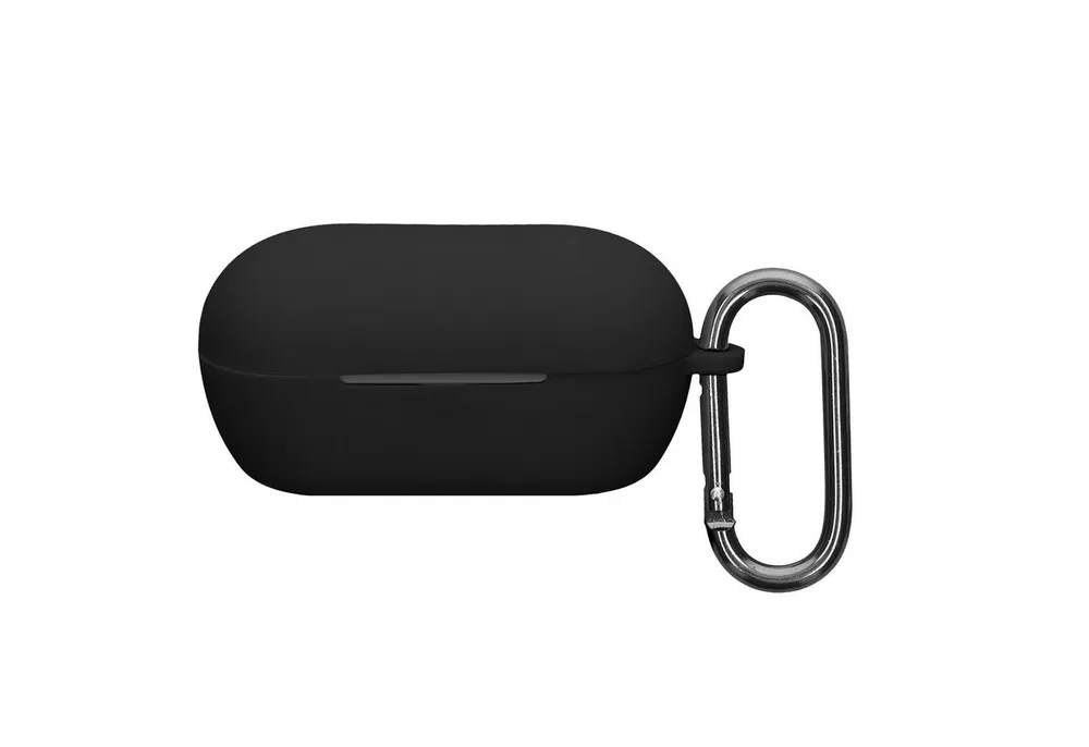 kwmobile Kopfhörer-Schutzhülle Schutzhülle für Sony WF-C710N Hülle, TPU Silikon Case für Kopfhörer Ladecase stoßfestes Cover mit Karabiner