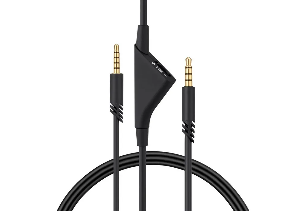 kwmobile Kopfhörerkabel für Logitech Astro A50 / A40TR / A40 / A30 / A10 Audio-Kabel, (24.00 cm), AUX Klinke Ersatz Kabel