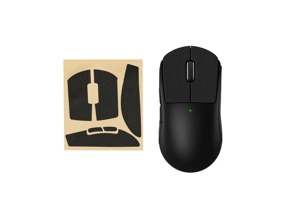 kwmobile Mausfüße Gaming Maus Grip Tape für Logitech G Pro Wireless 2 / Wireless 3 (1-St), Maus Rutschfestes Griffband für PC Maus Schwarz