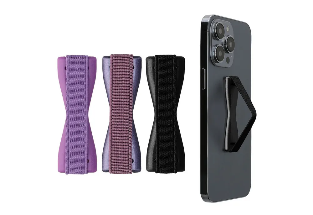 kwmobile Popsockets Smartphone Fingerhalter 3 Set, (3-tlg., Handy Halter Griff Halterung Einhandbedienung - 3x Handyhalter)