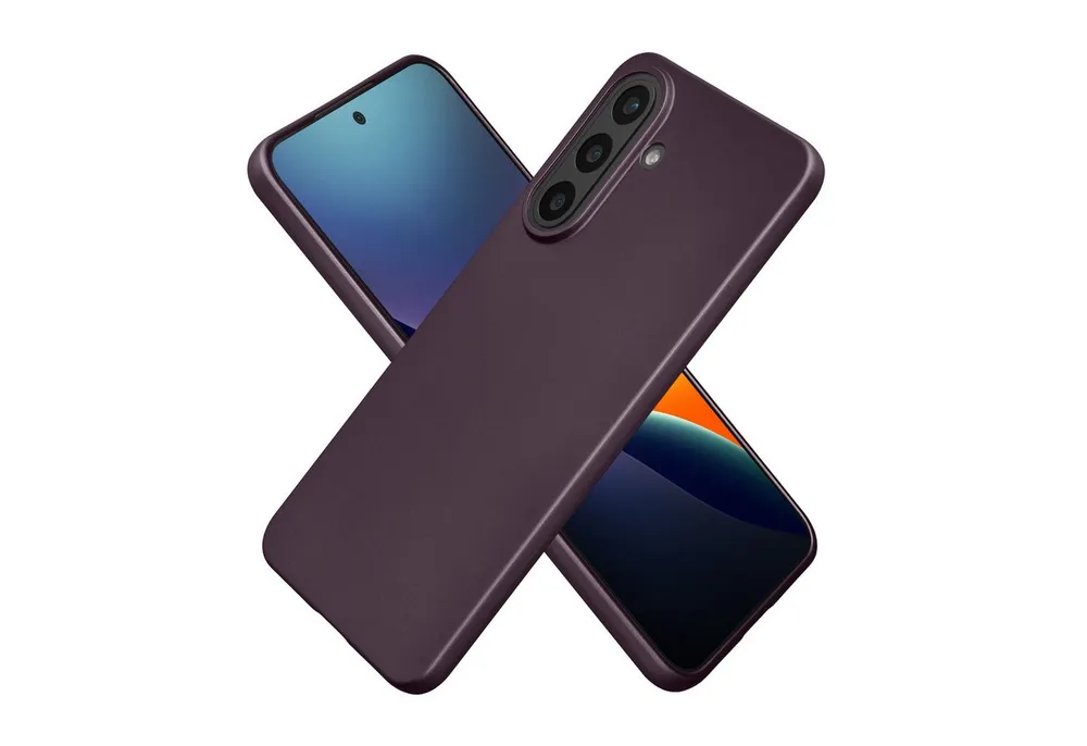 kwmobile Smartphone-Hülle Handyhülle für Samsung Galaxy A57 5G Hülle, Silikon Case metallisch schimmernd - Schutzhülle Cover