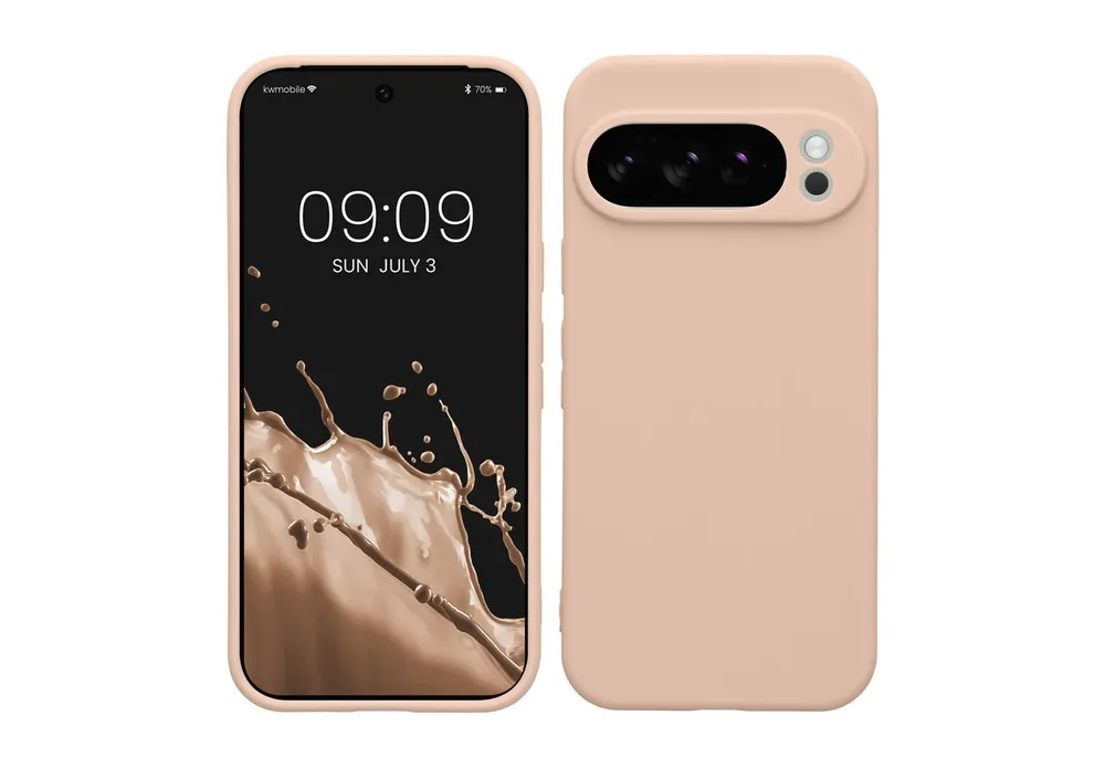 kwmobile Smartphone-Hülle Handyhülle für Google Pixel 10 Pro Hülle, Weiches Handy Silikon Case - Schutzhülle Cover