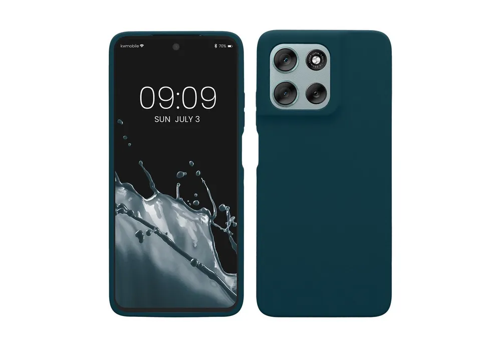 kwmobile Smartphone-Hülle Handyhülle für Motorola Moto G56 5G Hülle, Weiches Handy Silikon Case - Schutzhülle Cover