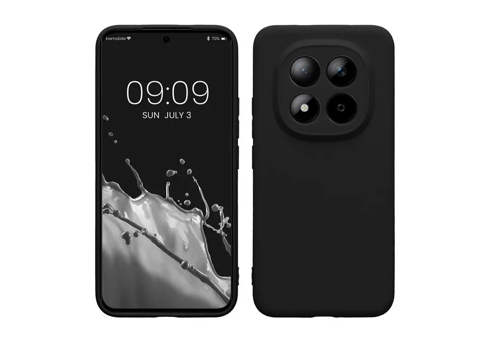 kwmobile Smartphone-Hülle Handyhülle für Xiaomi Redmi Note 15 Pro+ 5G / Poco M8 Pro 5G Hülle, Weiches Handy Silikon Case - Schutzhülle Cover