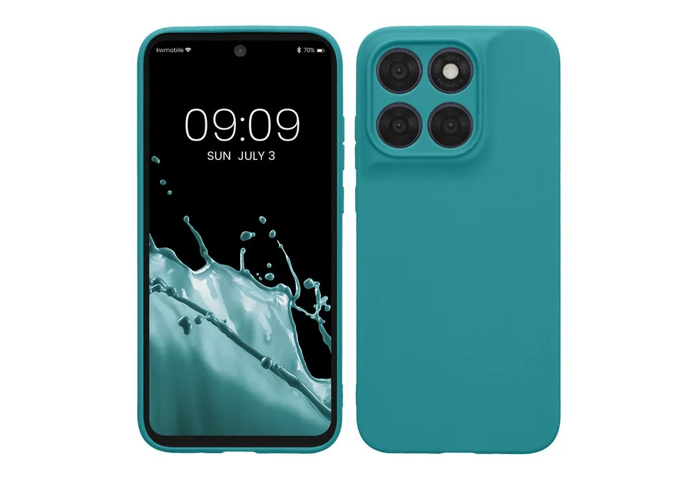 kwmobile Smartphone-Hülle Handyhülle für Motorola Moto G67 / G77 / G87 Hülle, Weiches Handy Silikon Case - Schutzhülle Cover
