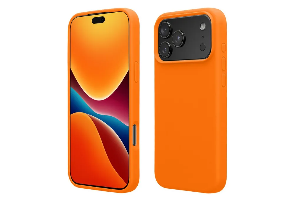 kwmobile Smartphone-Hülle Hülle für Apple iPhone 17 Pro Max, Hülle Silikon gummiert - Handyhülle - Handy Case Cover