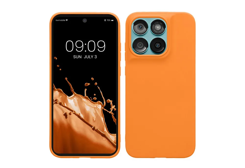 kwmobile Smartphone-Hülle Hülle für Motorola Moto G67 / G77 / G87, Hülle Silikon - Soft Handyhülle - Handy Case Cover