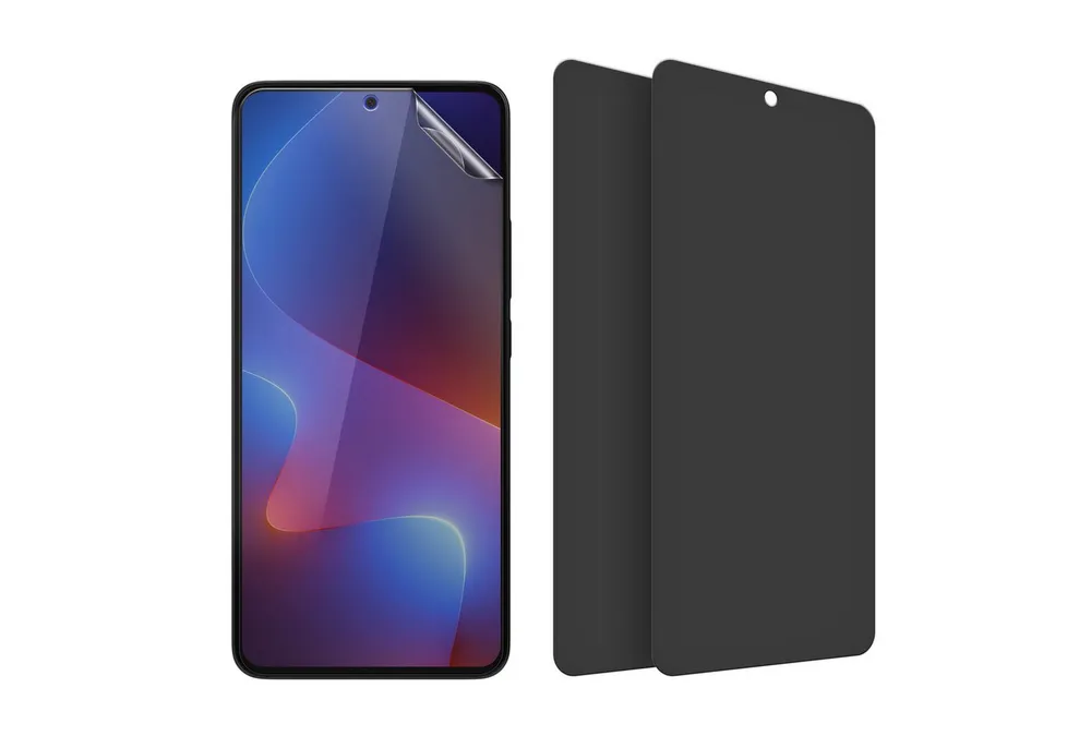 kwmobile Smartphone-Hülle Sichtschutz Schutzfolie für Xiaomi 13T / 13T Pro Folie, 3x Displayschutz Privacy Screen Protector - Handyfolie
