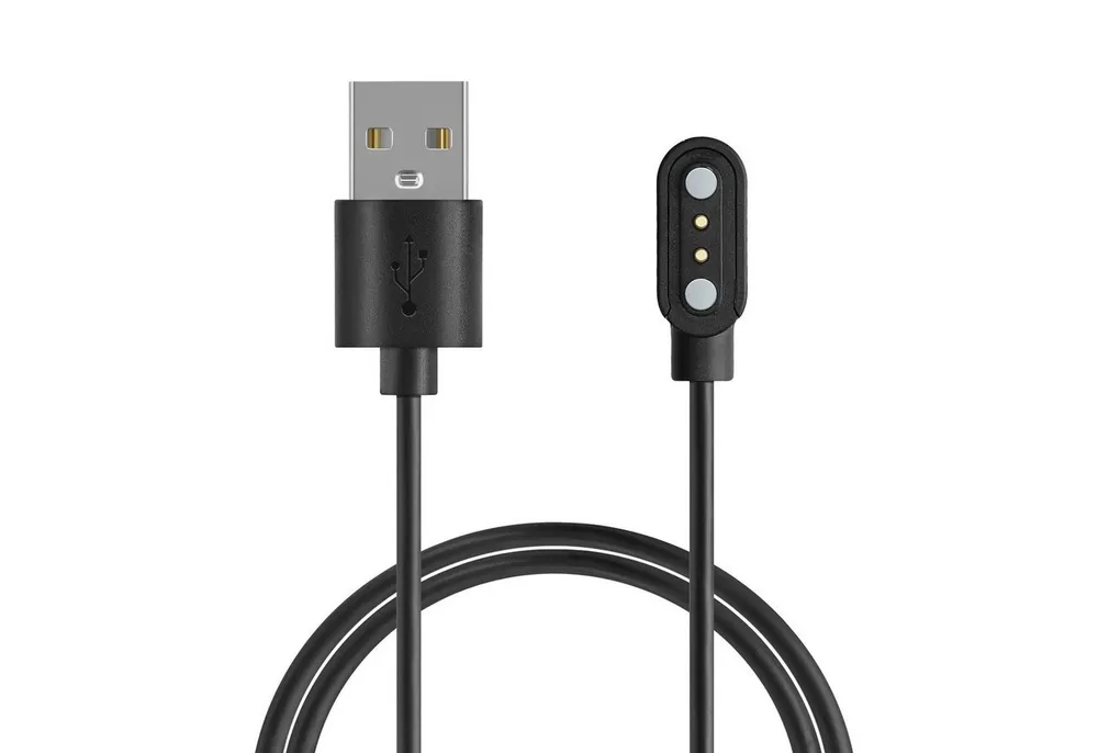 kwmobile Smartwatch Ladekabel für Blackview R30 Pro / R8 / R3 / R3 Pro / X2 / USB-Ladegerät (1-tlg., USB Ladekabel für Smartwatch Aufladekabel - Fitnesstracker Ersatzkabel)