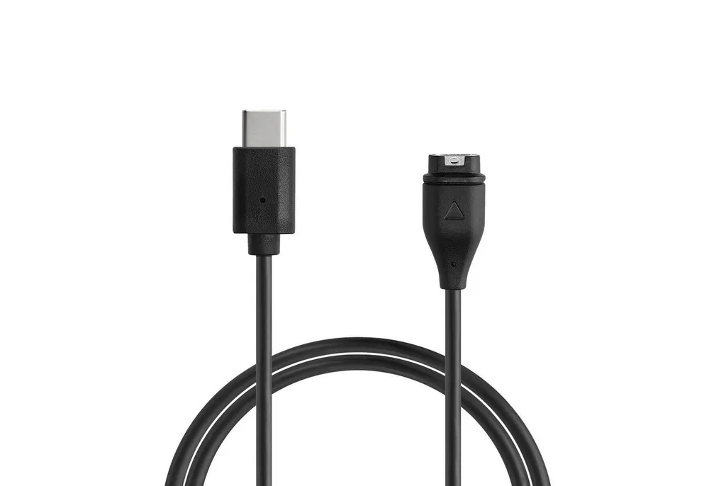kwmobile Smartwatch USB-C Kabel für Garmin Forerunner 265 / 265S / 965 / Smartphone-Ladegerät (1-tlg., USB-C Ladekabel für Smartwatch Aufladekabel Fitnesstracker Ersatzkabel)