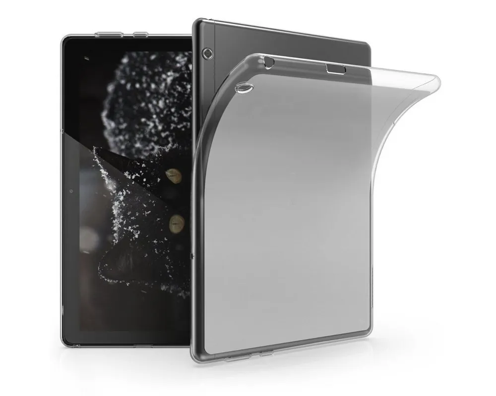 kwmobile Tablet-Hülle Hülle für Huawei MediaPad T5 10, Silikon Case transparent - Tablet Cover Tablethülle gummiert