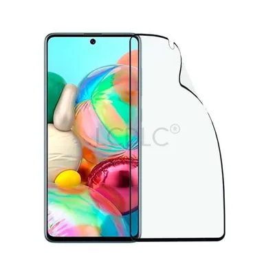 Unzerbrechlicher Displayschutz aus gehärtetem Vollglas für Samsung Galaxy A71 5G