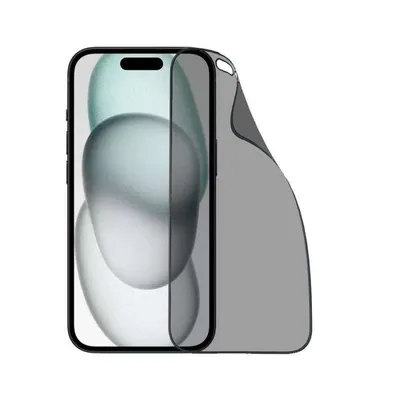 Unzerbrechlicher Anti-Spionage-Displayschutz aus gehärtetem Glas für iPhone 16 Pro
