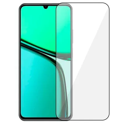 Displayschutzglas komplett Realme C61 vollflächige Abdeckung