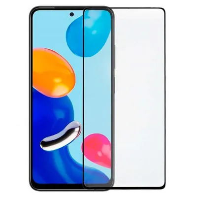 Vollflächiger Displayschutz aus gehärtetem Glas für Xiaomi Redmi Note 11 4G