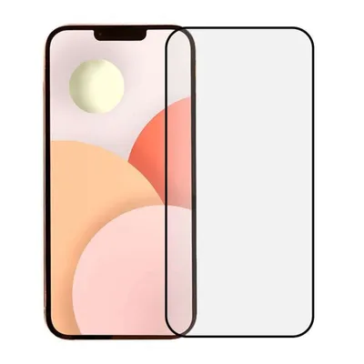 Panzerglas Ultra Resistent Schwarz für iPhone 13 Displayschutz