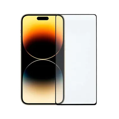 Panzerglas Ultra Resistent iPhone 14 Pro Max Schwarz Displayschutz