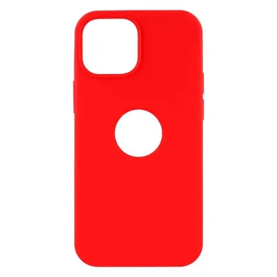 Ultraweiche Logo-Hülle mit Mikrofaser-Innenfutter für iPhone 13 Mini