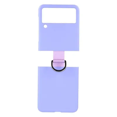 Ultraweiche Hülle mit Ring Malve für Samsung Galaxy Z Flip3