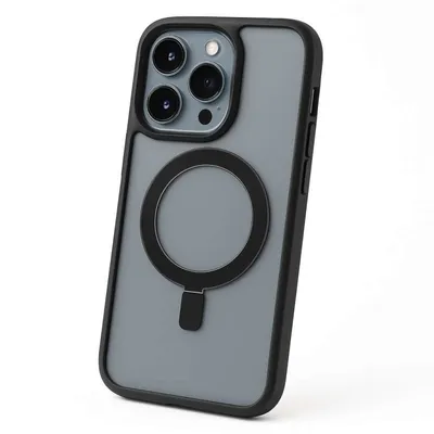 Ring Hülle MagSafe Kompatibel Schwarz für iPhone 15 Pro Max