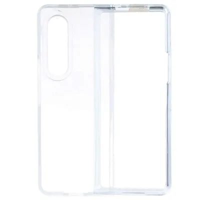 Funda für Smartphone, verstärkt, transparentes TPU-Silikon für Samsung Galaxy Z Fold 3