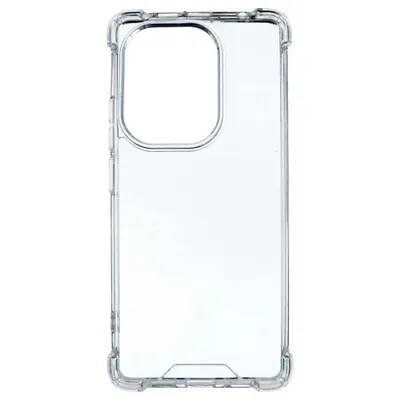 Funda für Smartphone transparente verstärkte TPU-Silikonhülle für Xiaomi Poco M6 Pro 4G