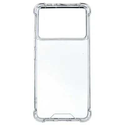 Verstärkte transparente TPU-Silikon-Schutzhülle für Xiaomi Poco X6 Pro