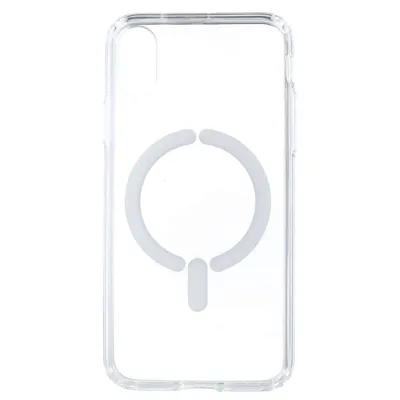 Transparente Schutzhülle mit Logo, MagSafe-kompatibel für iPhone XR, Premium-Schutz