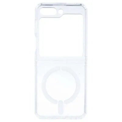 Handyhülle Transparent Logo MagSafe-kompatibel für Samsung Galaxy Z Flip 5