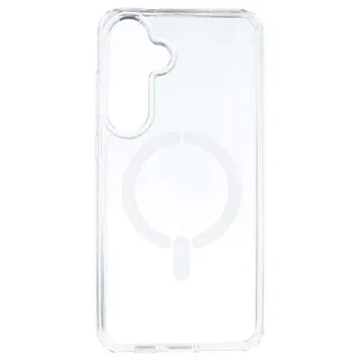 Handyhülle Transparent Logo MagSafe-kompatibel Stoßfest für Samsung Galaxy S24 Plus