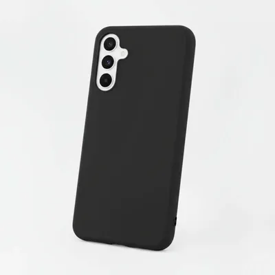 Ultraweiche MagSafe-kompatible Silikonhülle Schwarz für Samsung Galaxy S24