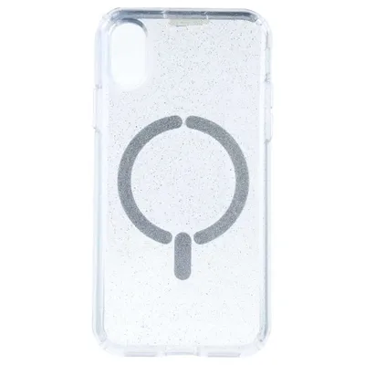 Handyhülle Purpurina MagSafe-kompatibel Glitzer Schutz für iPhone X