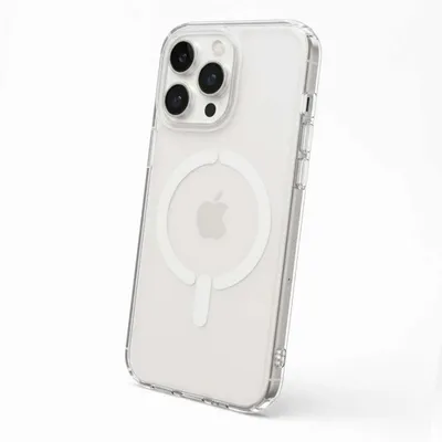 Transparente Anti-Yellow MagSafe TPU Silikonhülle für iPhone 16 Pro Max